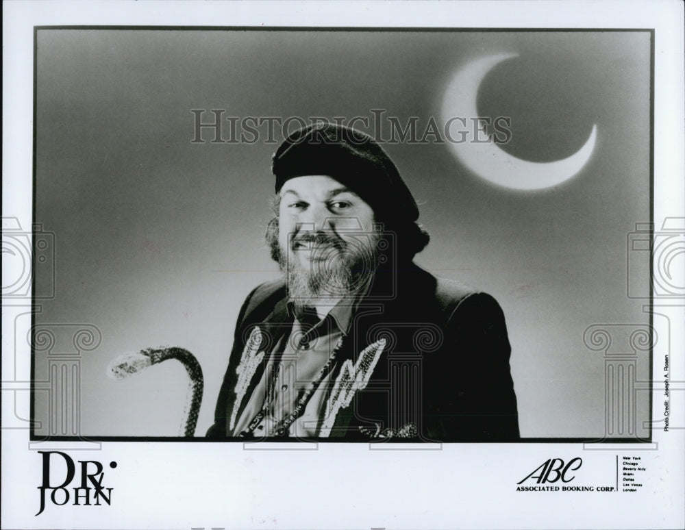 1994 Press Photo Dr. John, American singer-songwriter, pianist &amp; guitarist