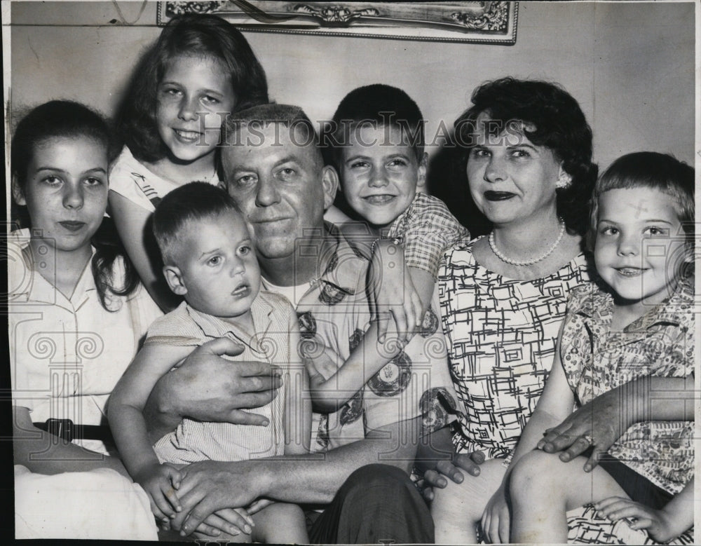 1961 Press Photo Ridge Family - RSM00973
