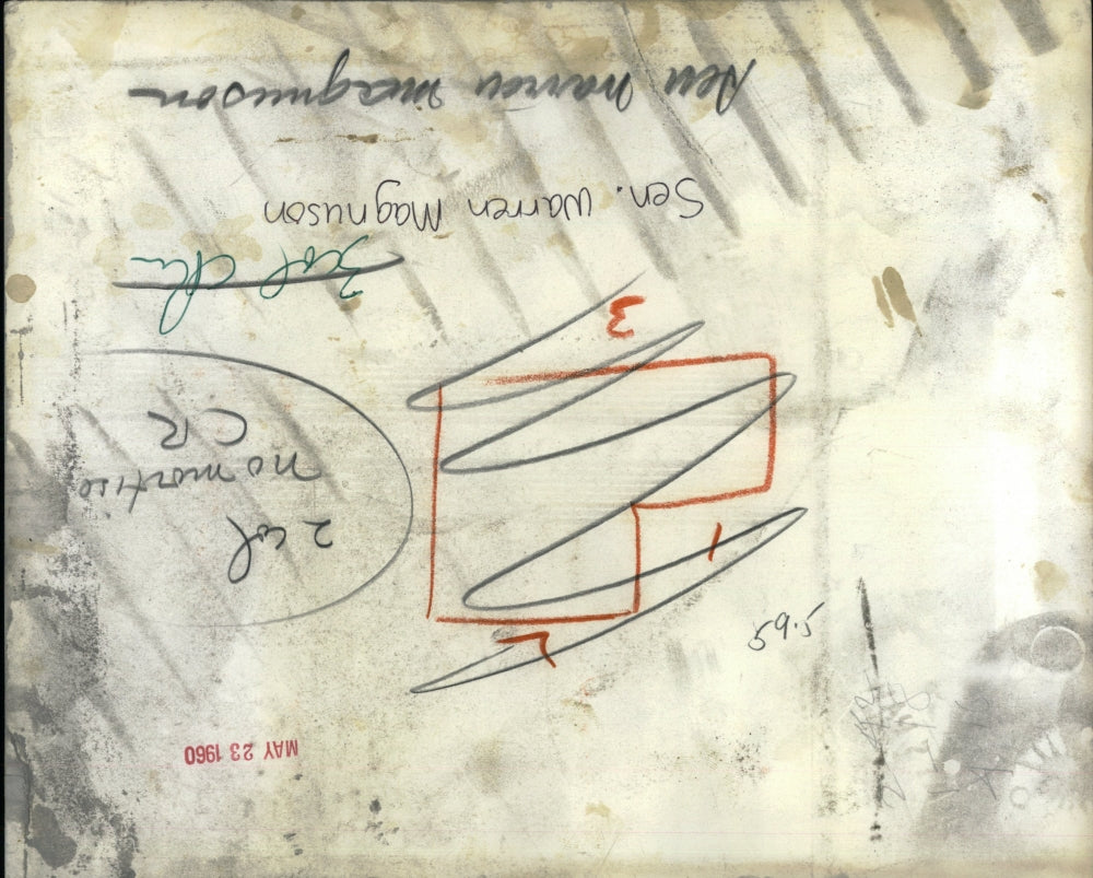 1960 Press Photo Sen. Warren Magnuson - RSM03511