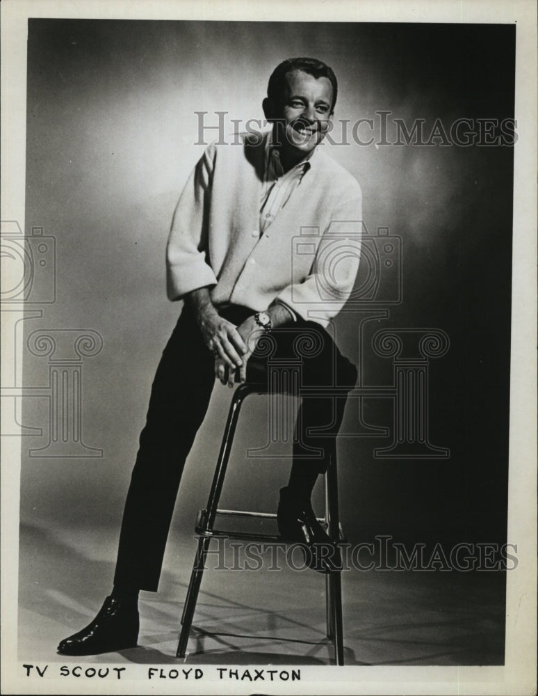 1968 Press Photo Lloyd Thaxton hosts &quot;Everybody&#39;s Talking&quot; on ABC-TV - RSM07093