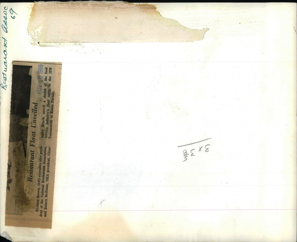 1969 Press Photo Richard Brown, Robert Heilman, NRA President - RSM08119