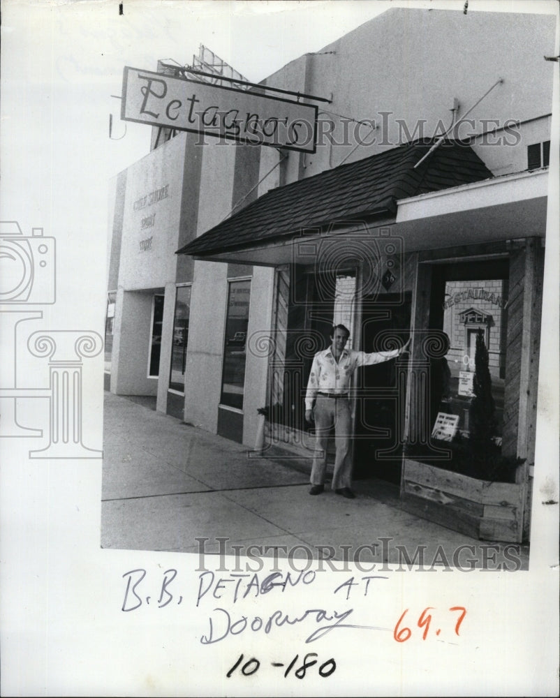 1978 Press Photo B.B. Petango Construction Restaurant - RSM09145