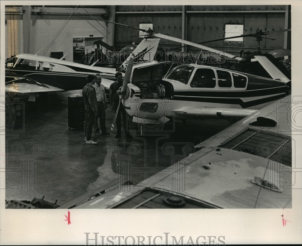  Press Photo Alabama- Northwest Alabama technical college aviation class.- Historic Images