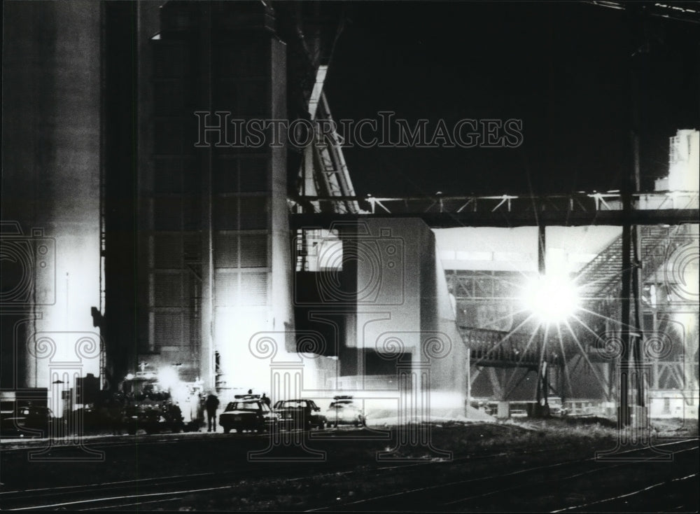 1988 Press Photo Alabama State Docks at Mobile, Alabama- Historic Images