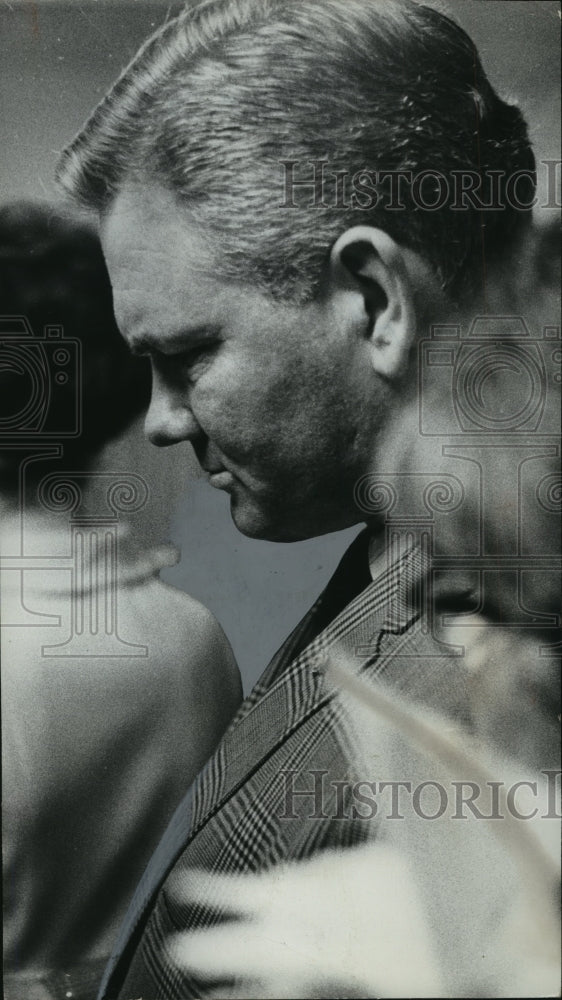 1970 Press Photo Jefferson County, Alabama Incumbent Sheriff Mel Bailey Wins- Historic Images