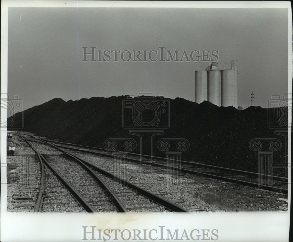 1971 Press Photo Alabama State Docks, Bulk Handling Plant, Mobile- Historic Images