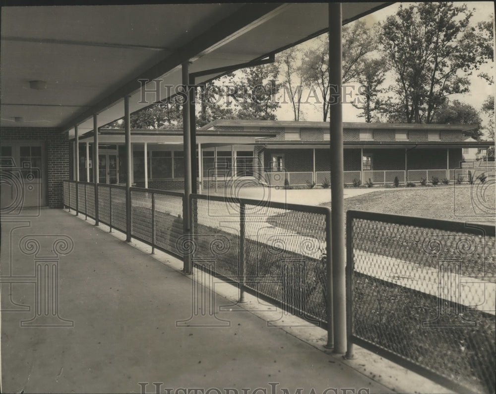 1957 Press Photo Price School, Birmingham, Modern, Efficient School- Historic Images