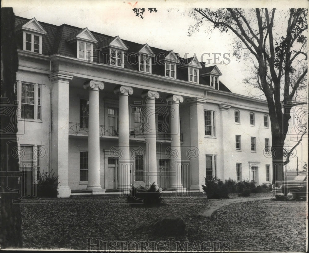 1959 Press Photo Alabama-Athens College Founder's Hall erected before Civil War.- Historic Images