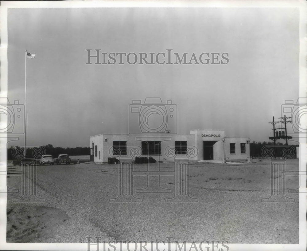 1965 Press Photo Alabama-Office building at the Demopolis Dam.- Historic Images