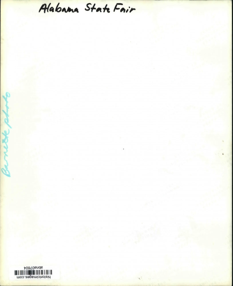 Press Photo Alabama State Fair in Birmingham displays their pigs. - abna07604