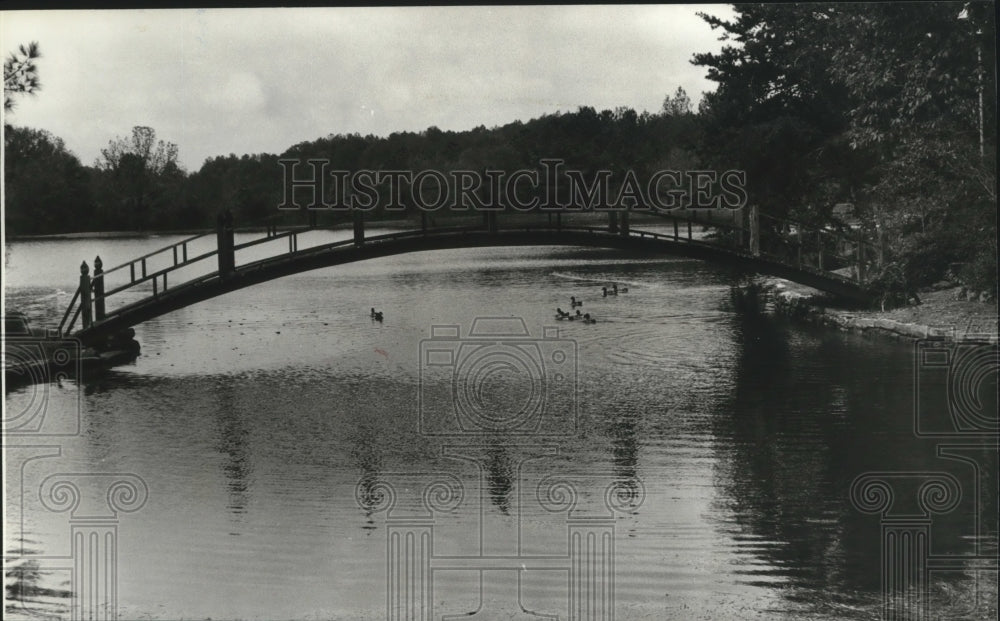 1979 Press Photo Alabama-Lake scene in the Virginia Mines area near Hueytown.- Historic Images