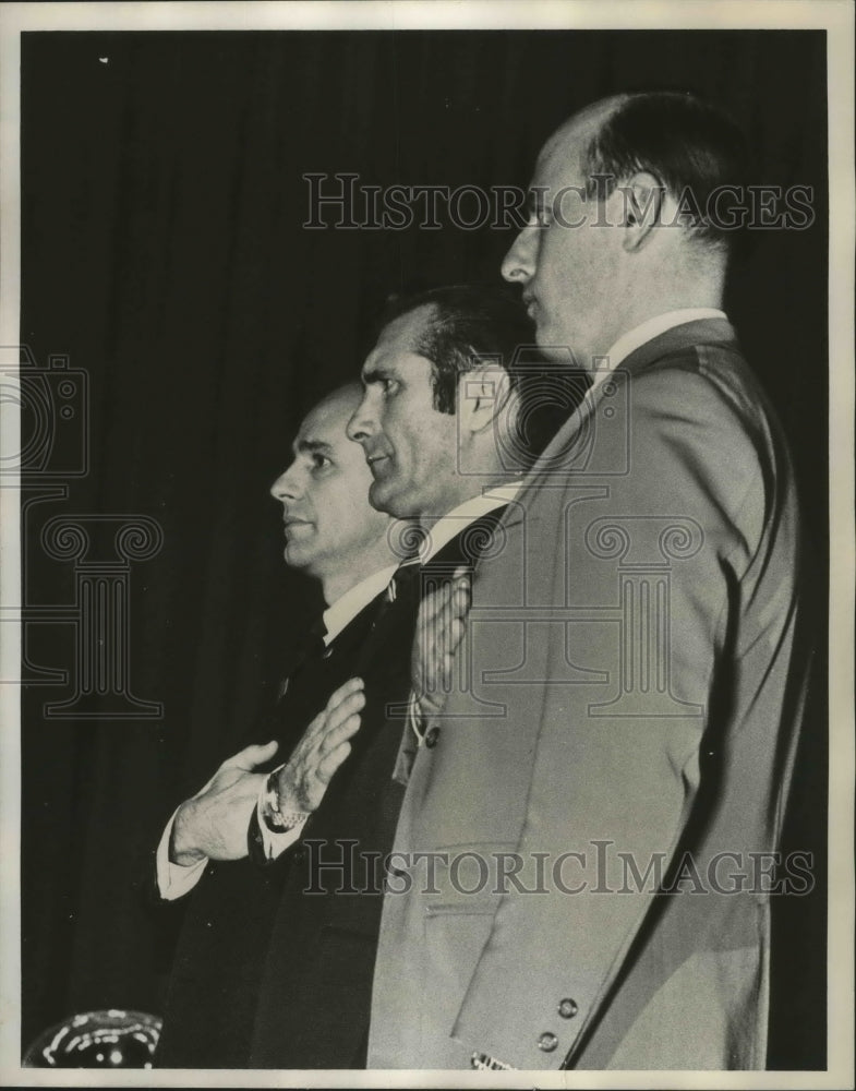 1970 Press Photo Apollo 12 Astronauts Visit Birmingham, Alabama- Historic Images