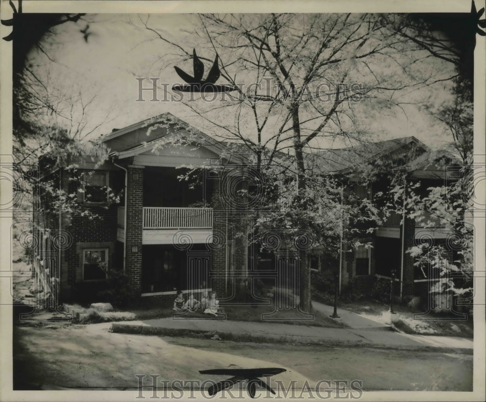 1946 Press Photo Belmont Apartments, Birmingham, Alabama- Historic Images