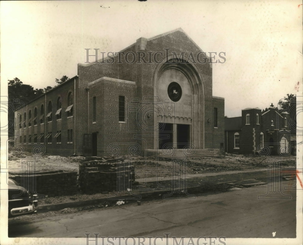 1952 Press Photo Alabama-Baptist church at Eighty-Fifth Street in Birmingham.- Historic Images