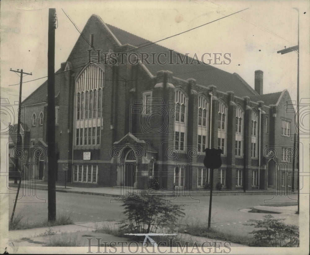 1944 Press Photo Alabama-West End Methodist Church building in Birmingham.- Historic Images