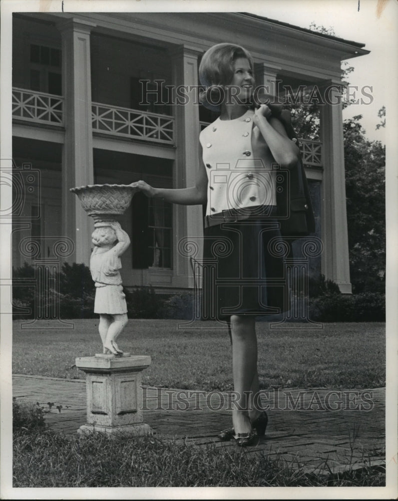 1968 Press Photo Miss Alabama, Dellynne Catchings ready for Miss America contest- Historic Images