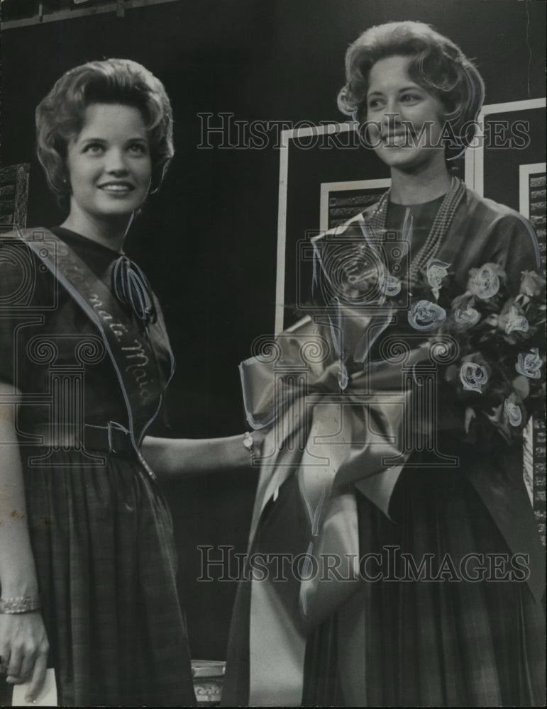 1962 Press Photo Alabama-Montgomery Maid of Cotton and her alternate are chosen.- Historic Images