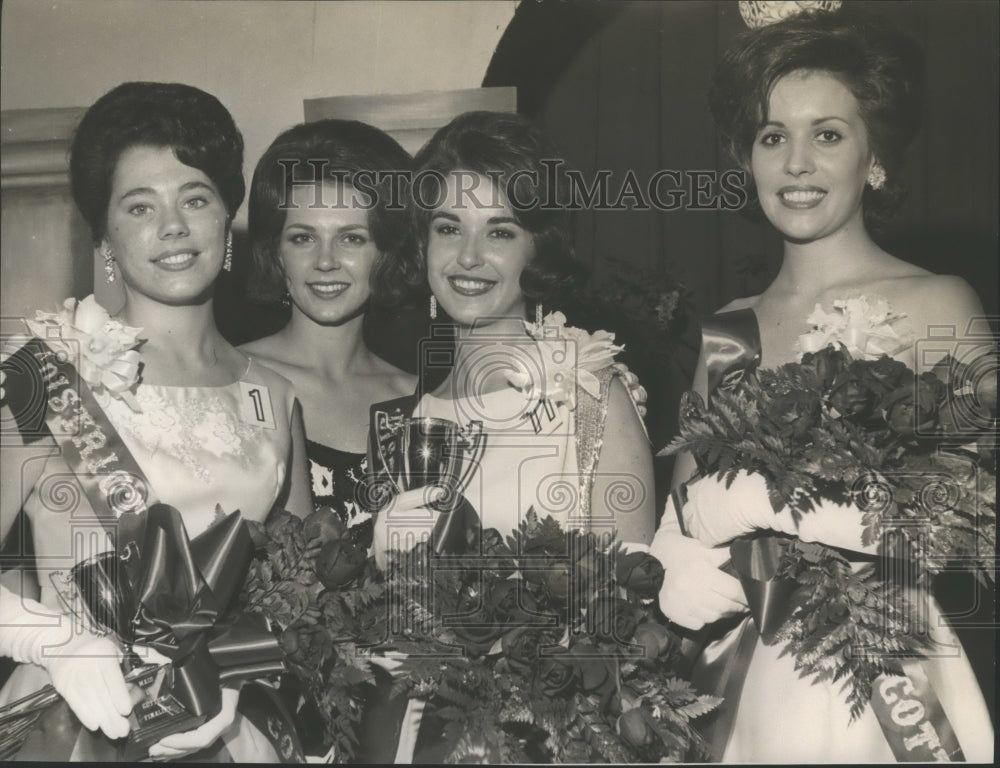 1964 Press Photo Alabama-Beauties seek top Maid of Cotton title in Birmingham.- Historic Images