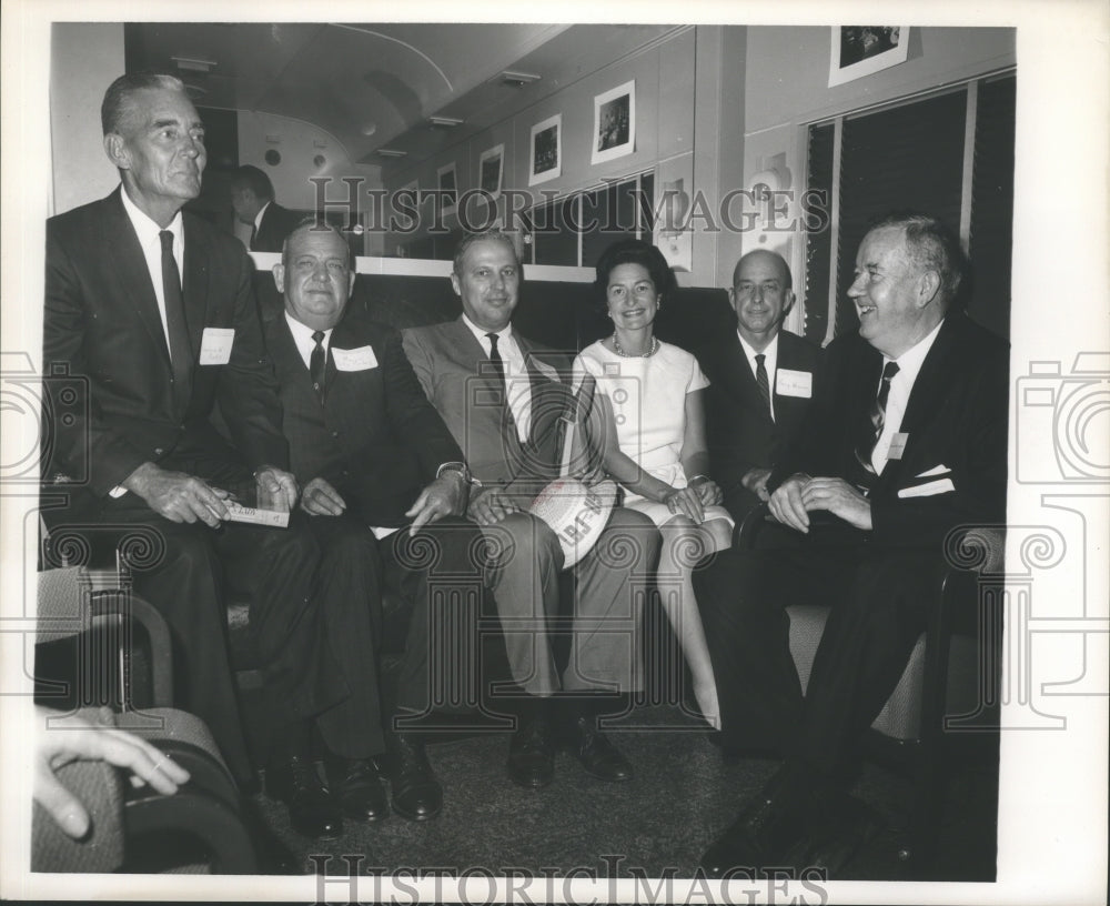 1964 Press Photo Mrs. Lyndon B. Johnson and visit to Birmingham, Alabama - Historic Images