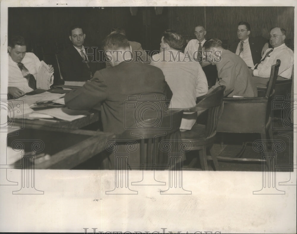 1952 Press Photo City detectives provide testimony in Birmingham, Alabama- Historic Images