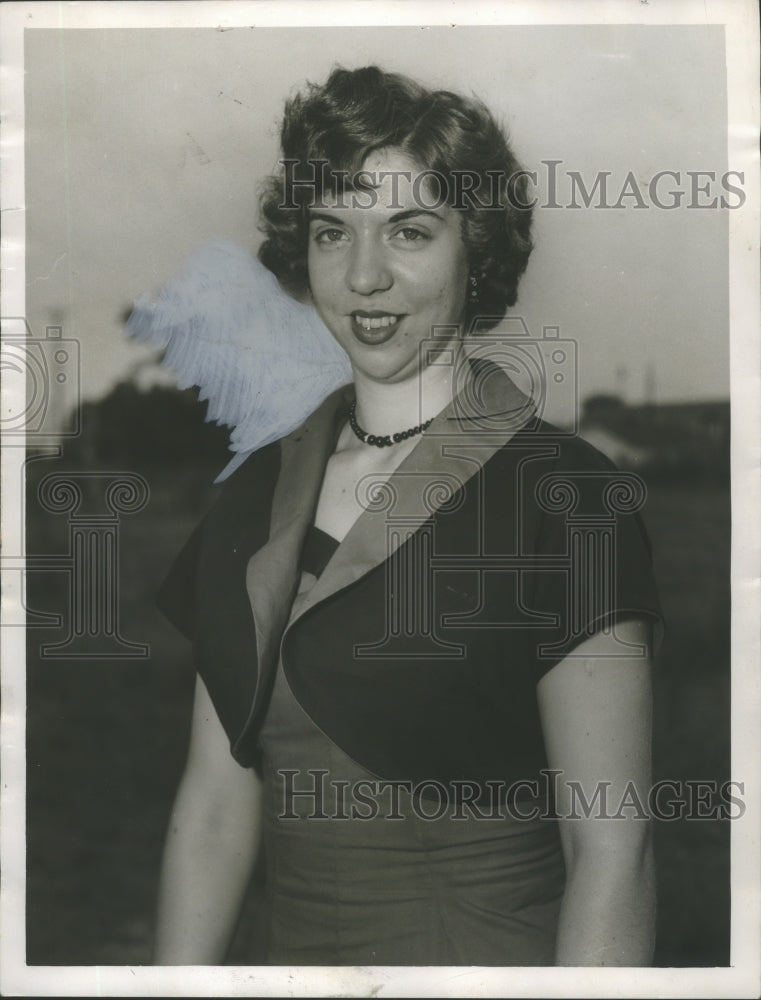 1954 Press Photo Juanita Taylor, 1954 DeKalb County, Alabama, Maid of Cotton