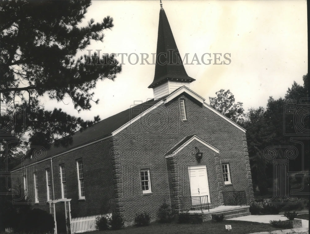 1964 Press Photo Walker College Army Chapel Building, Jasper, Alabama - Historic Images