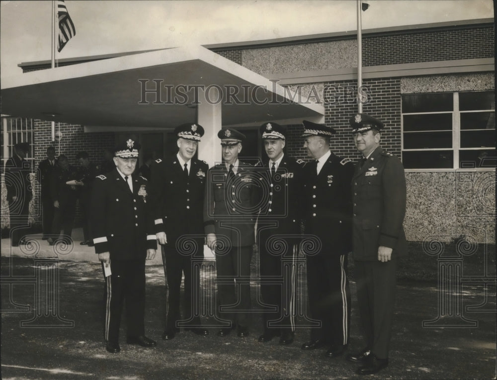 1965 Press Photo Dedication of Walter J. Hanna Armory- Historic Images