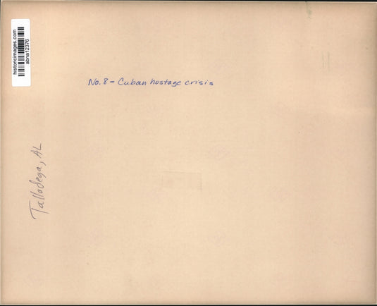 Press Photo Cuban hostage crisis. Talledega, Alabama - abna12376