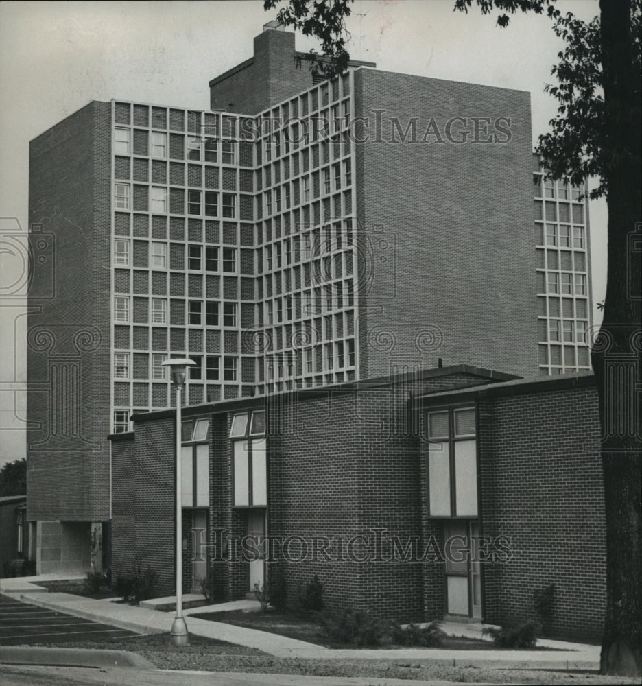 1962 Press Photo  University Medical Center student and faculty housing, Alabama- Historic Images