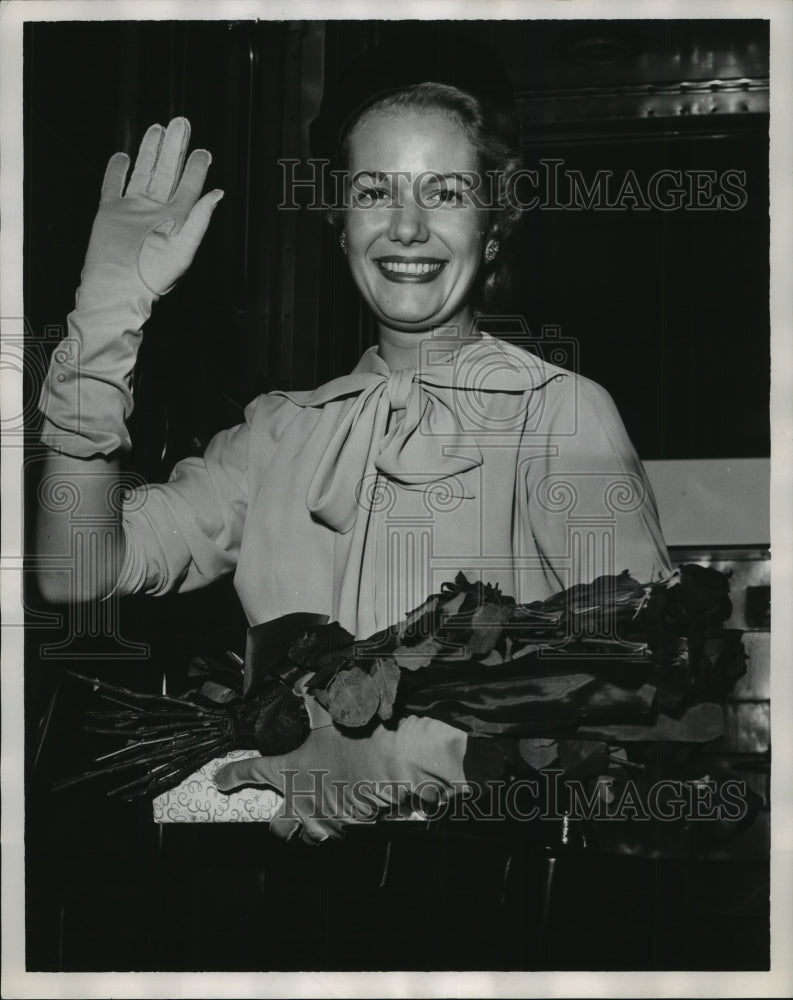 1958 Press Photo Miss Alabama of 1957, Anna Stange - Historic Images