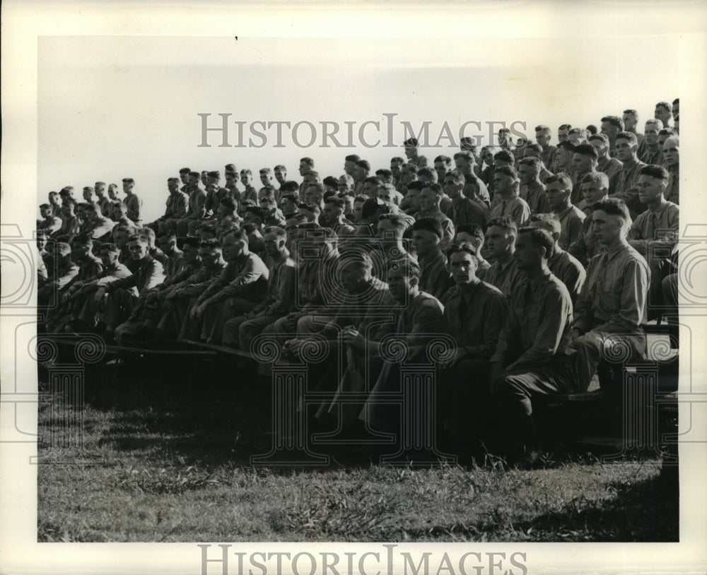 1941 Press Photo Cadet Students at Southeastern Air Corp Training Center Lecture- Historic Images