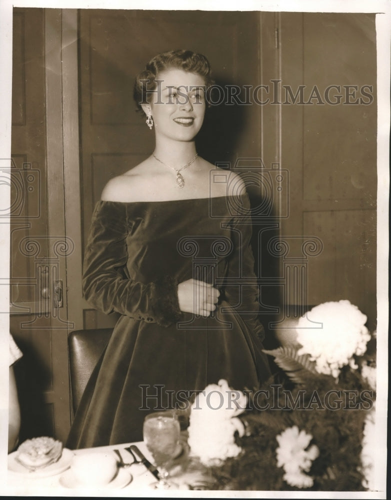 1953 Press Photo Hope White, Alabama Cotton Queen- Historic Images