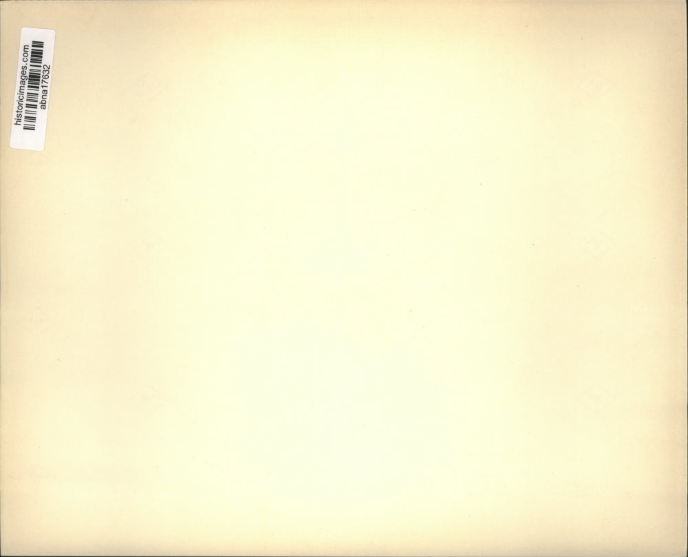 Press Photo Snowy street lined with homes - abna17632