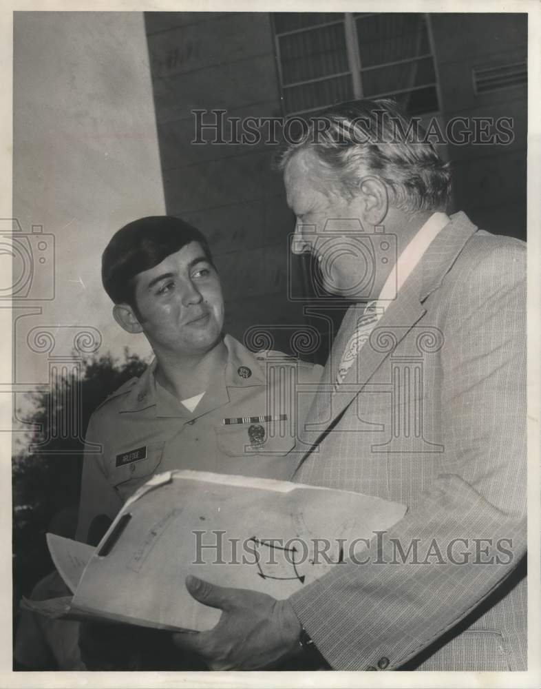 1974 Press Photo Ricky Arledge, Involved With Murder of Black Minister- Historic Images