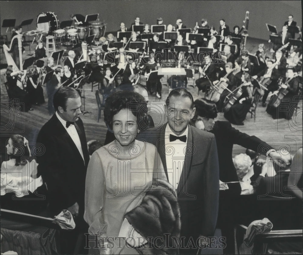 1970 Press Photo Birmingham Symphony Orchestra - Leslie Wright and Wife