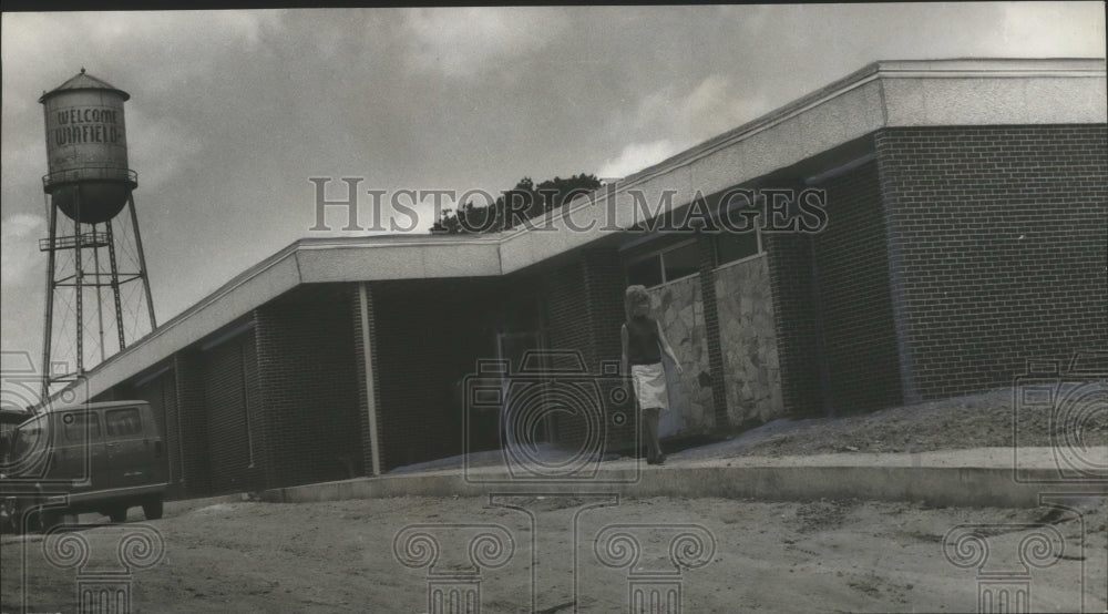 1969 Press Photo Winfield Library to be Completed in August - abna18901
