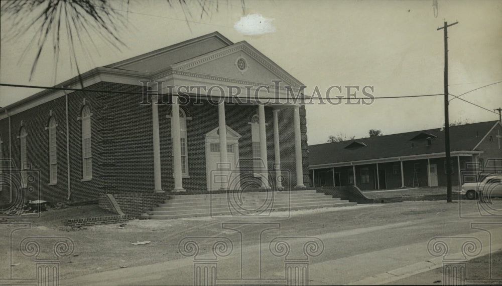 1963 Press Photo Raleigh Avenue Baptist Church in Birmingham, Alabama- Historic Images