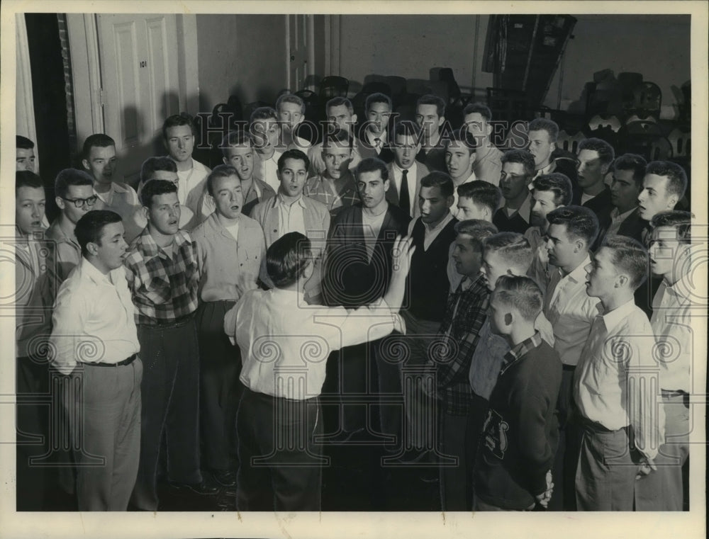 1951 Press Photo University of Alabama, Tuscaloosa, Glee Club- Historic Images