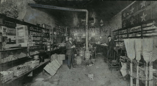 1962 Press Photo E. E. Smiithson, early 1930"s grocery store, Bessemer - Historic Images