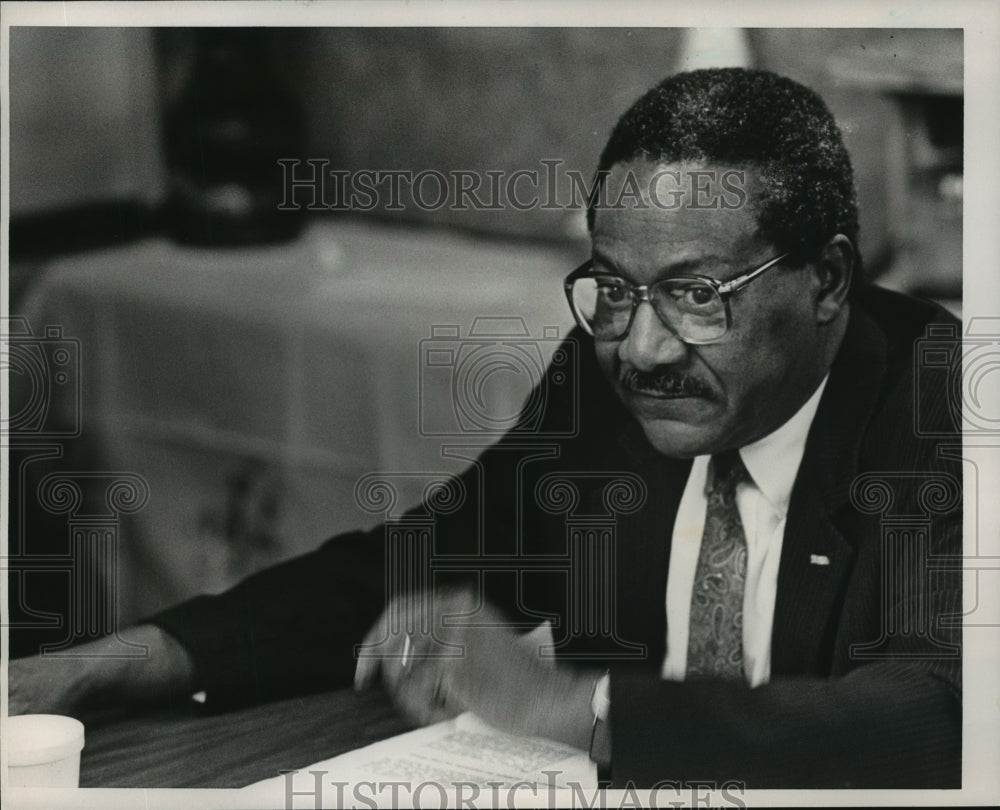  Press Photo Roosevelt Bell of Birmingham, Alabama City Council- Historic Images