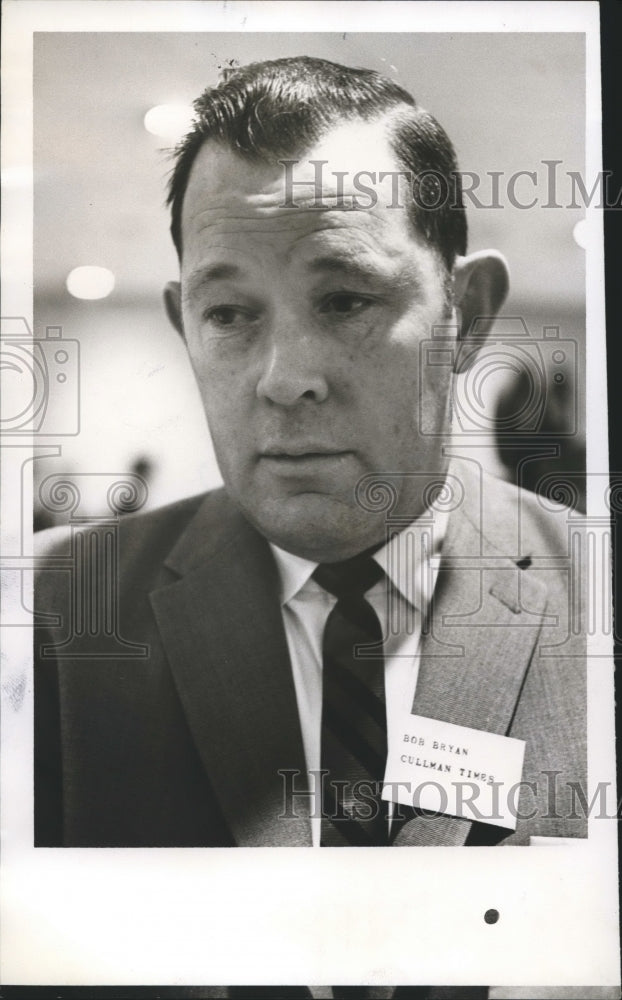 1965 Press Photo Bob Bryan, Cullman Times- Historic Images