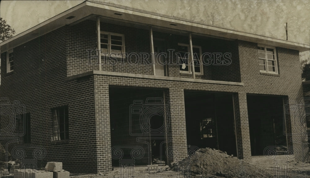 1958 Press Photo Fire Station in Centerville, Alabama, Exterior- Historic Images