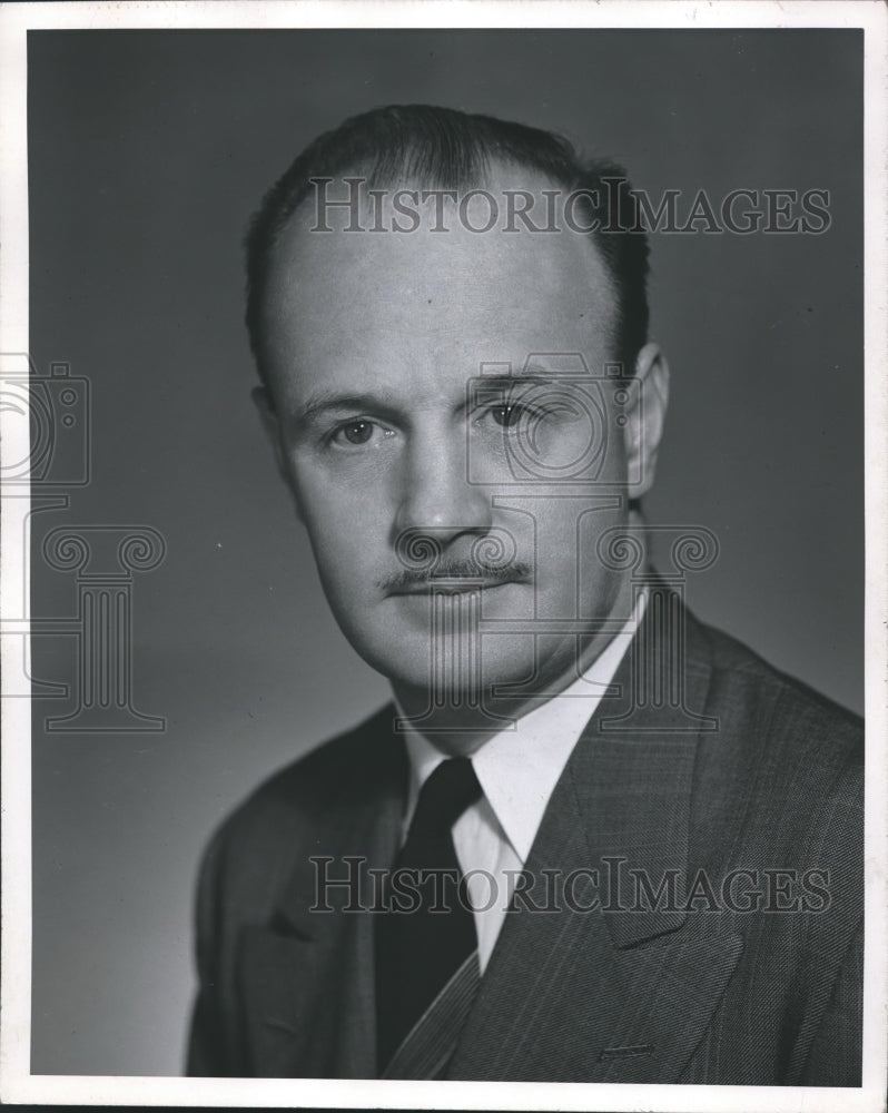 1956 Press Photo James H. Walker Assistant Manager Land Dept TCI- Historic Images