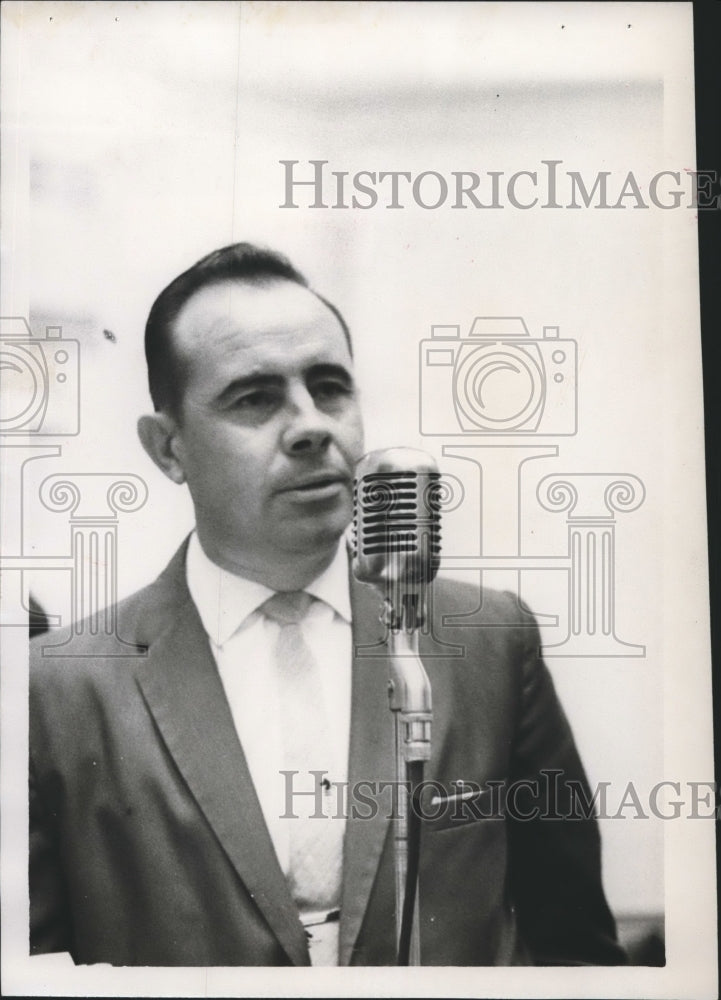 1959 Press Photo Senator Rufus Barnett, Dale County, Alabama - abna24533