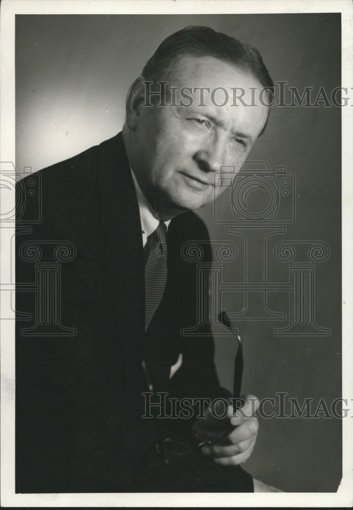 1963 Press Photo Doctor Houston Cole, Jacksonville State College, Alabama- Historic Images