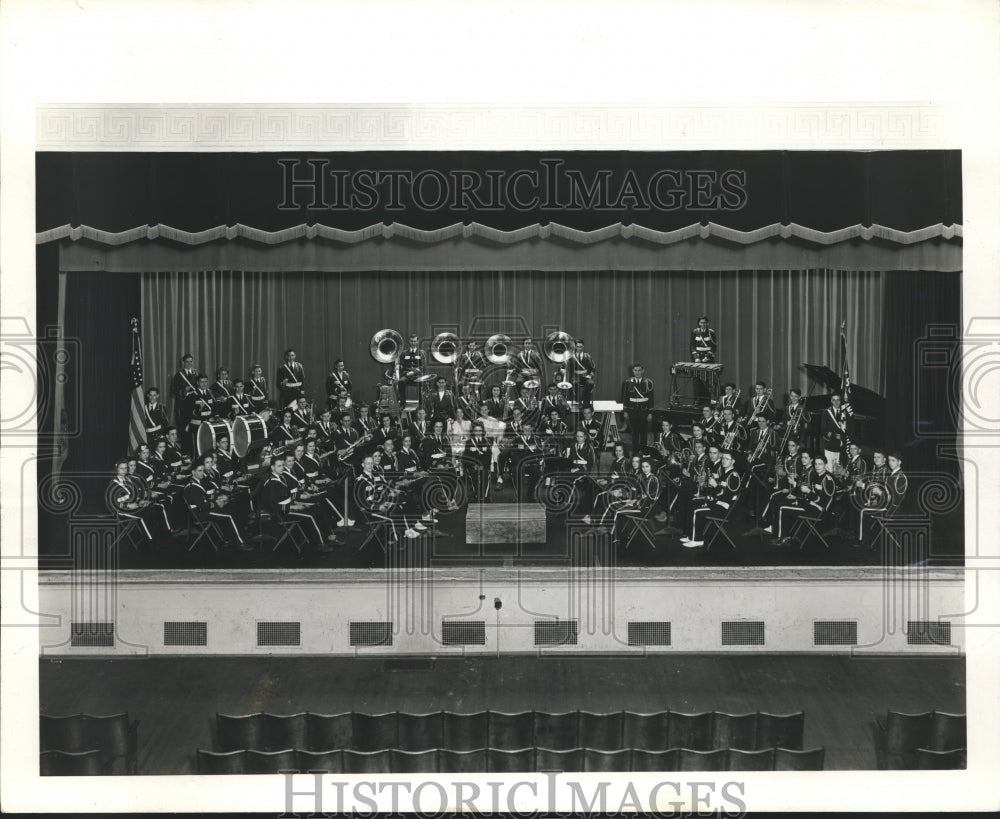 1941 Press Photo Bessemer High School Band, Alabama- Historic Images