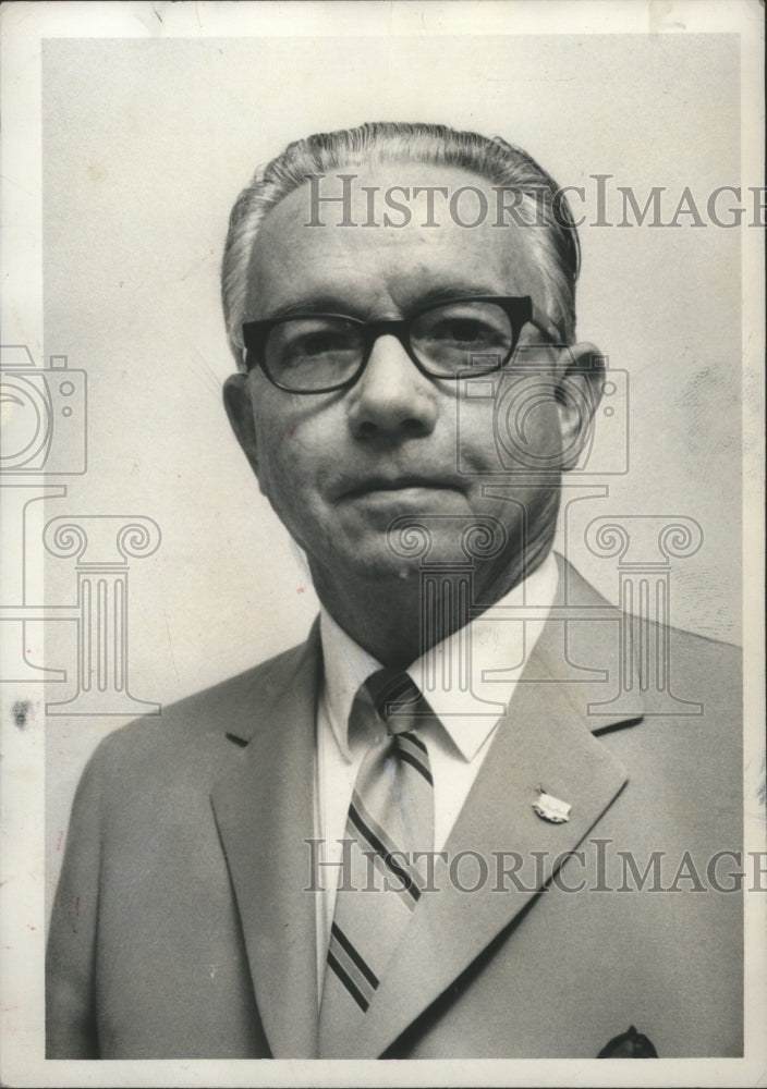 1969 Press Photo J. O. Butler, Coroner- Historic Images