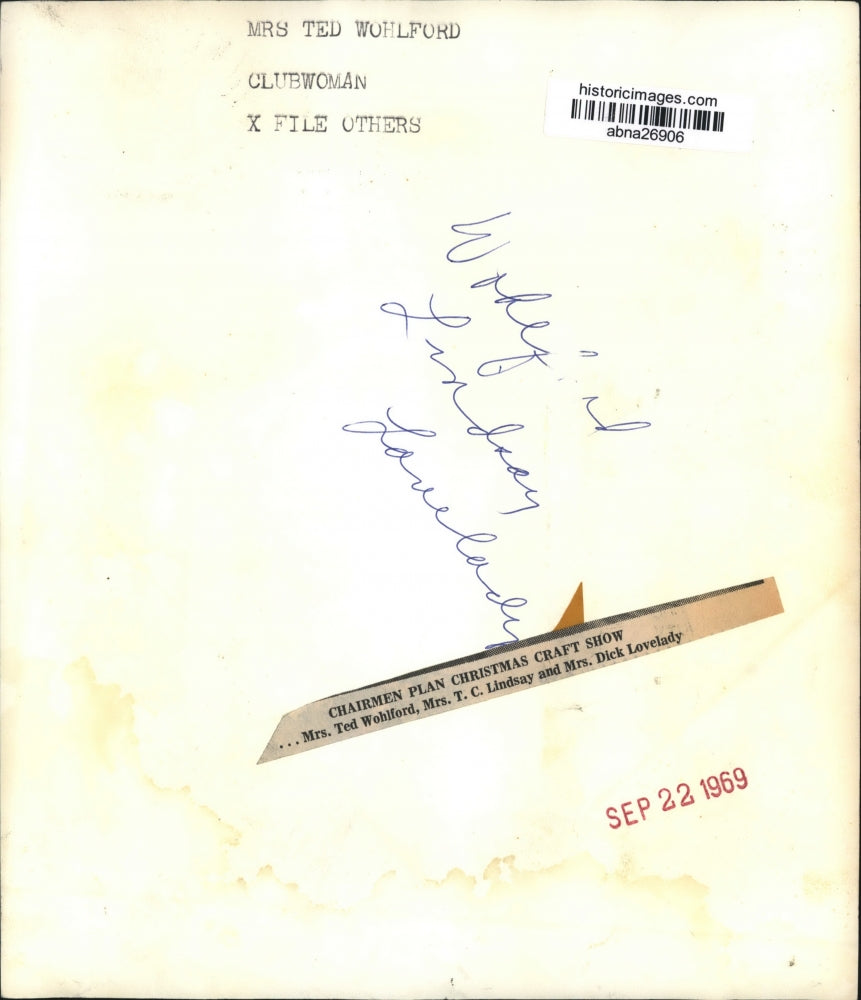 1969 Press Photo Mrs. Wohlford, Mrs. Lindsay & Mrs. Lovelady plan craft show, AL