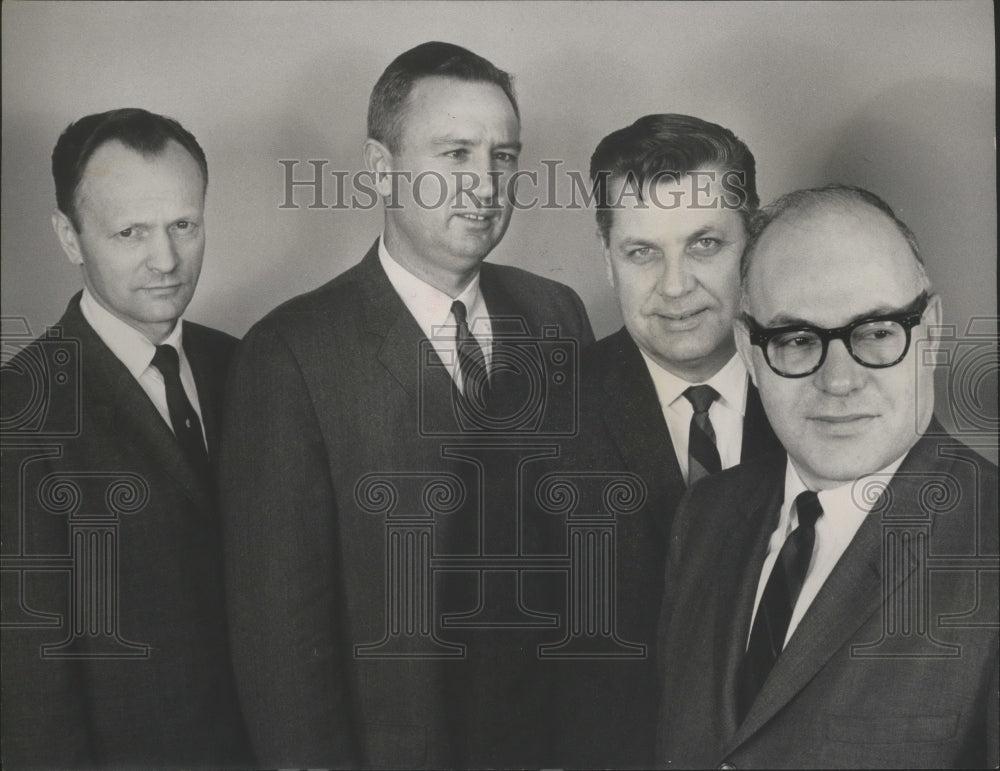 1964 Press Photo president W. Cohen &amp; Birmingham Association Insurance agents - Historic Images