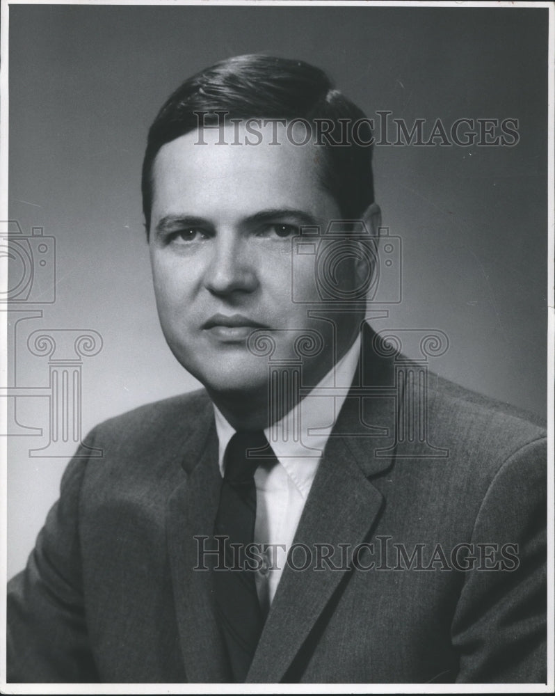 1970 Press Photo Joseph M. Farley, Alabama Power Company President in Birmingham- Historic Images